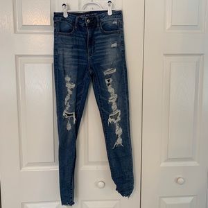 American eagle super hi-rise jegging